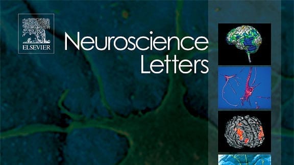 Neuroscience Letters scientific journal cover