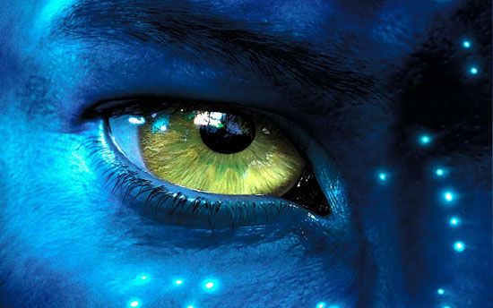 Jake Sully's eye from Avatar