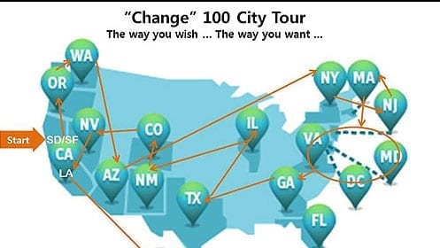 The Change Project map