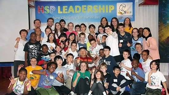 Ilchi Lee with participants at HSP Leadership camp