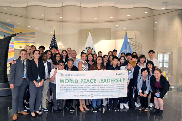 IBREA World Peace Leadership Program group