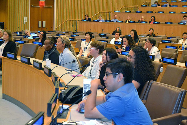 UN Peace in the Brain Conference audience