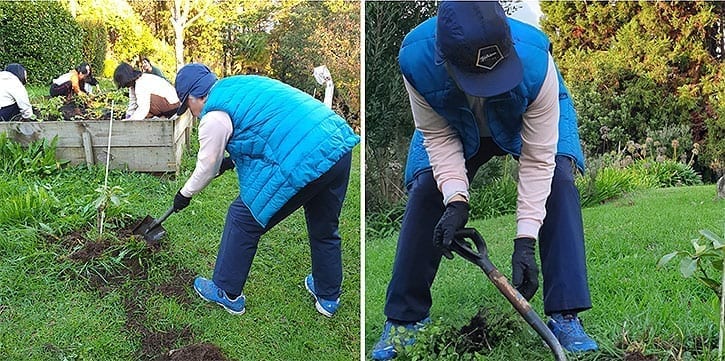 Ilchi Lee planting in New Zealand