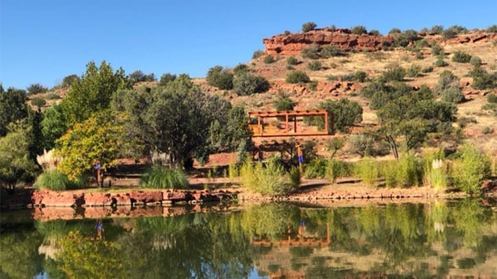 Healing Garden at Sedona Mago Retreat