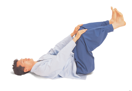 person doing meridian exercise