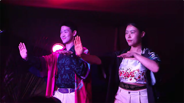 K-Stars performance group demonstrating Arirang Qigong