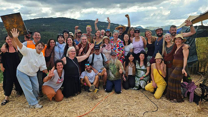 Forest Healing Festival volunteers